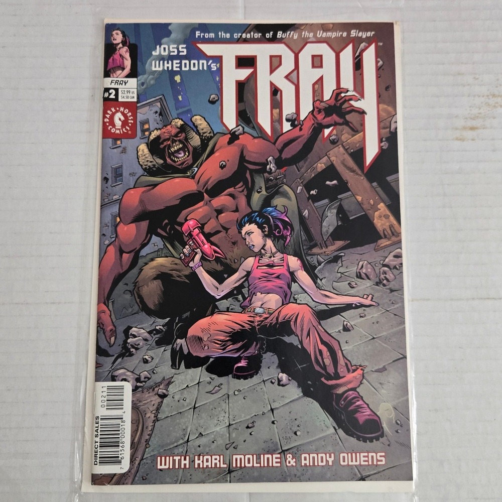 Joss Whedon Fray 2 Dark Horse Comics 2001 Buffy Vampire Slayer Spin Off Vintage